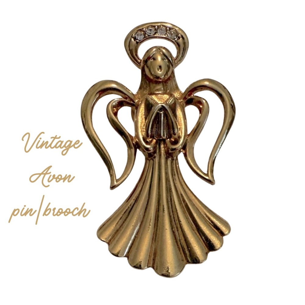 Vintage Avon Heavenly Angel Pin (1992)
